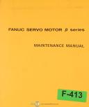 Fanuc-Fanuc Servo Motor B Series Maintenance and Programming B-65235EN-02 Manual 1996-B-B Series-01